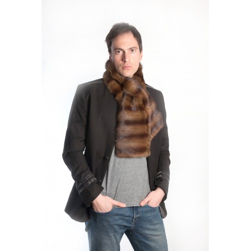 real fur scarves and wraps